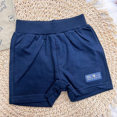Conj. Camiseta Gola Polo Happy Friend e Bermuda - Areia e Marinho